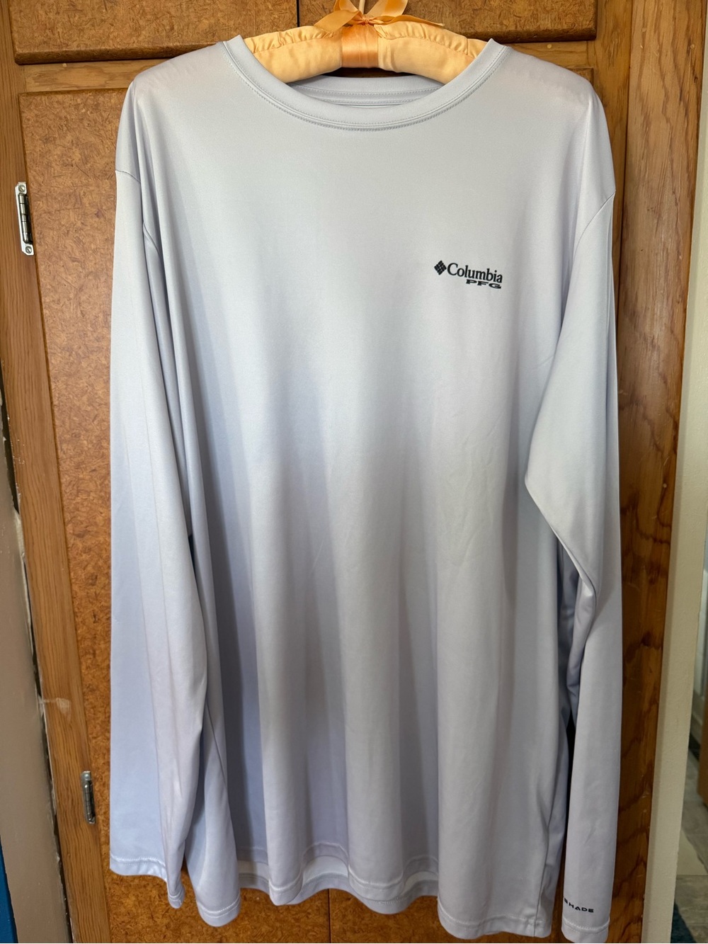 Men's Columbia PFG Long-Sleeved Shirt Size XL Gray Omni-Shade Fishing VGUC
